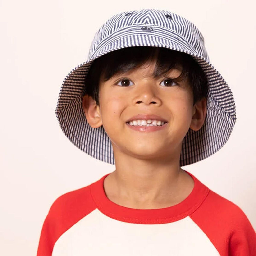 Bob in serge a righe bambino A06T8 01 PETIT BATEAU 