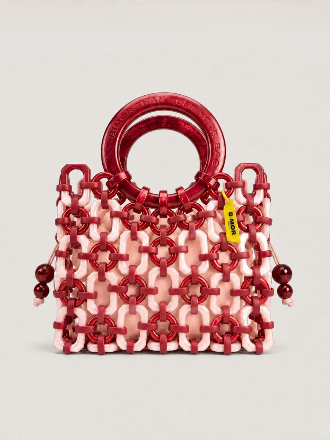 Borsa a mano Doll in resina pinky pearl DOLL+BB ROSA PERLA+ROSA BIMOR 