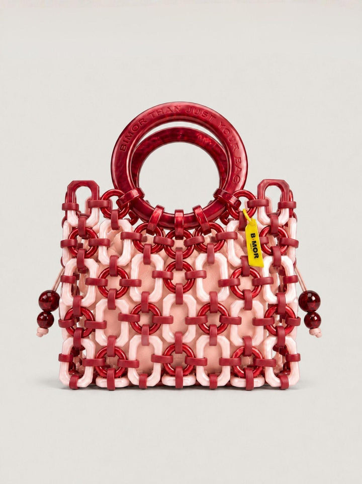 Borsa a mano Doll in resina pinky pearl DOLL+BB ROSA PERLA+ROSA BIMOR 
