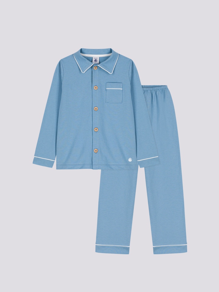 PIGIAMA BAMBINO IN JERSEY A082A 01 PETIT BATEAU 