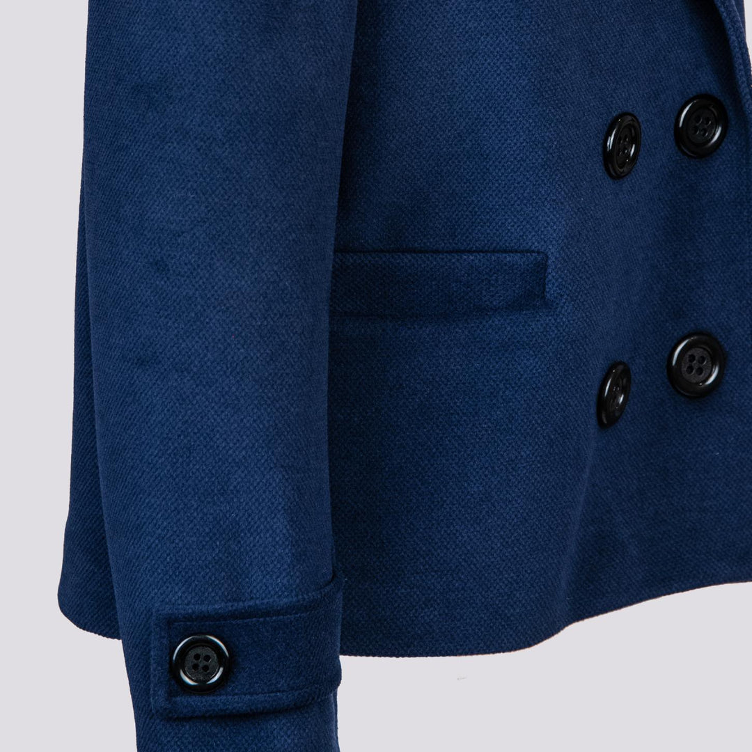 PEACOAT DOPPIOPETTO OVERSIZE BLU G4 BLU ANDREA MORANDO 
