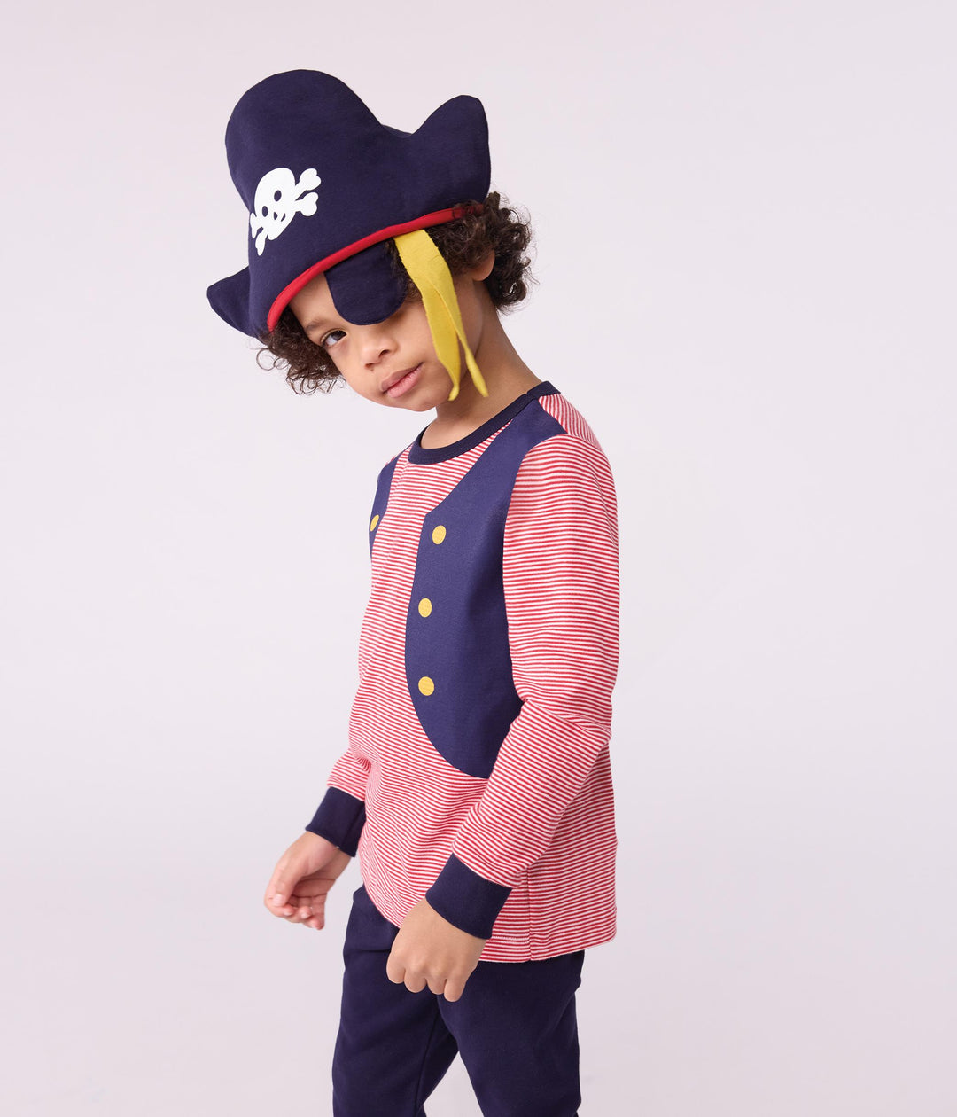 Pigiama travestimento da pirata in cotone bambino A0DW2 01 PETIT BATEAU 