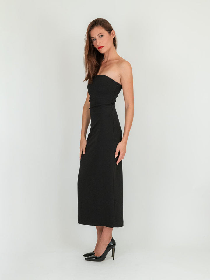 ABITO BUSTIER NERO 3985 0019 ANDREA MORANDO 