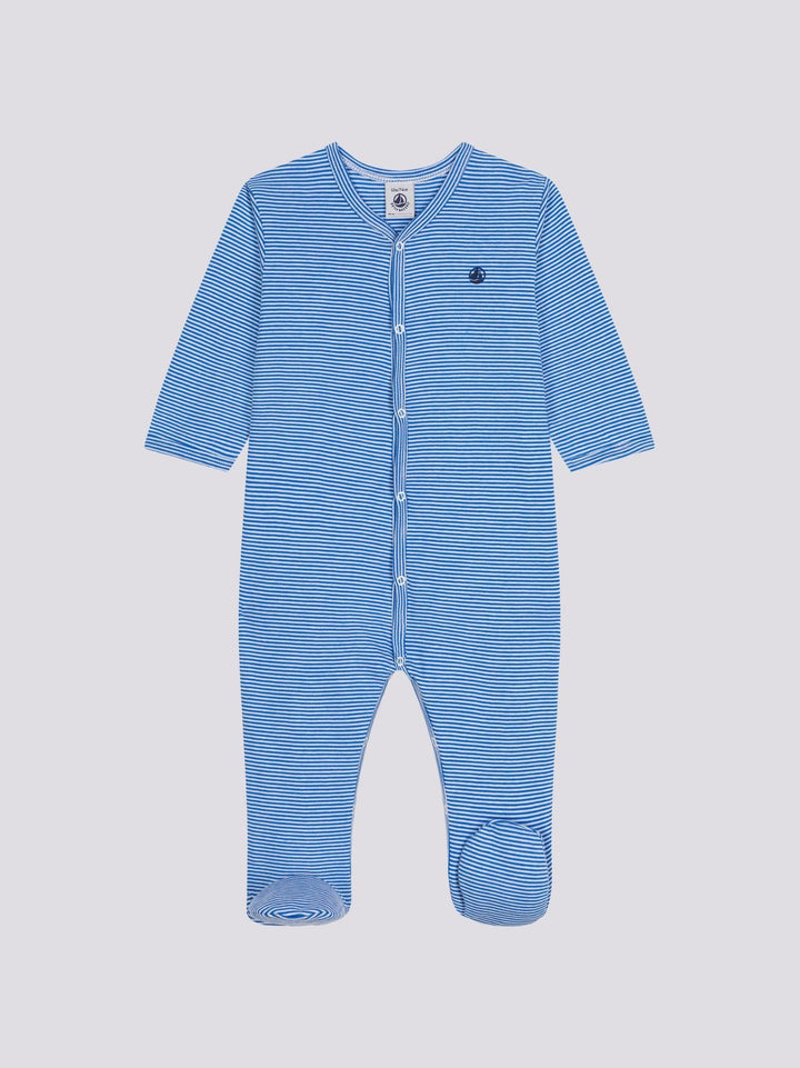 PIGIAMA BEBÈ IN COTONE A RIGHE A09HK 01 PETIT BATEAU 