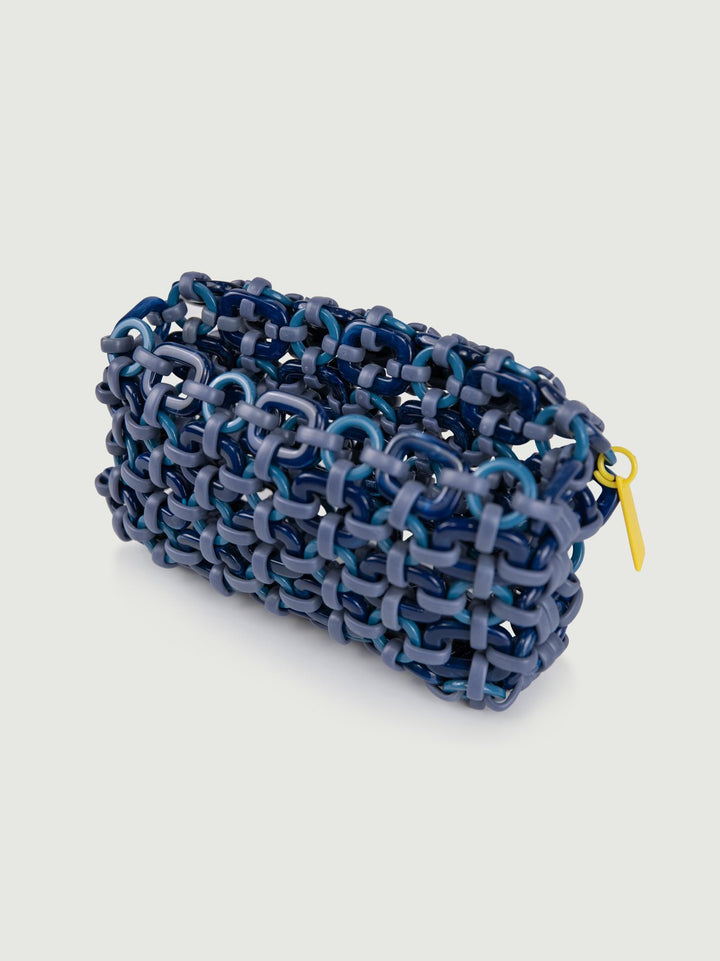 CLUTCH SHELL IN RESINA MULTICOLOR BLU