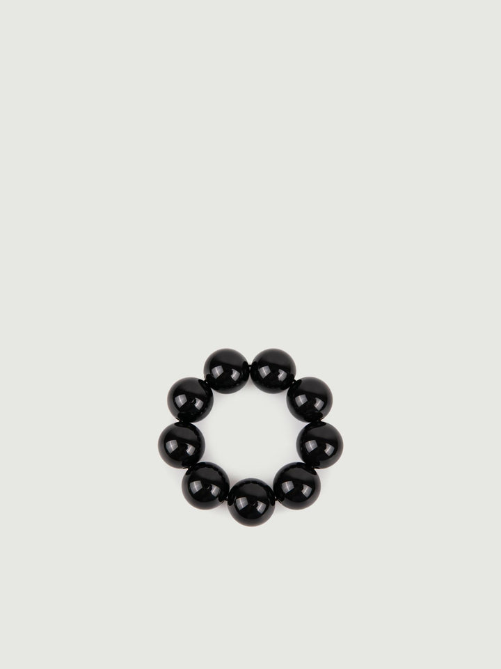 Bracciale Bubble in resina nero