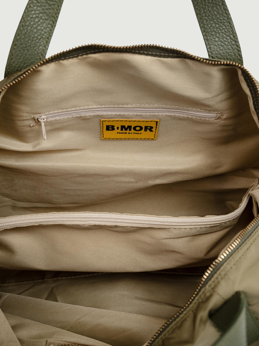 SHOPPER CARRY IN NYLON VERDE CARRY VERDE MILITARE BIMOR 