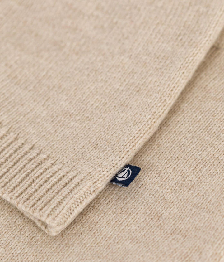 Set 2 pezzi in maglia beige motivo rosa A0AZJ 02 PETIT BATEAU 