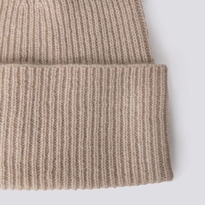 Berretto Hortense in cashmere beige HORTENSE BEIGE ABSOLUT CASHMERE 