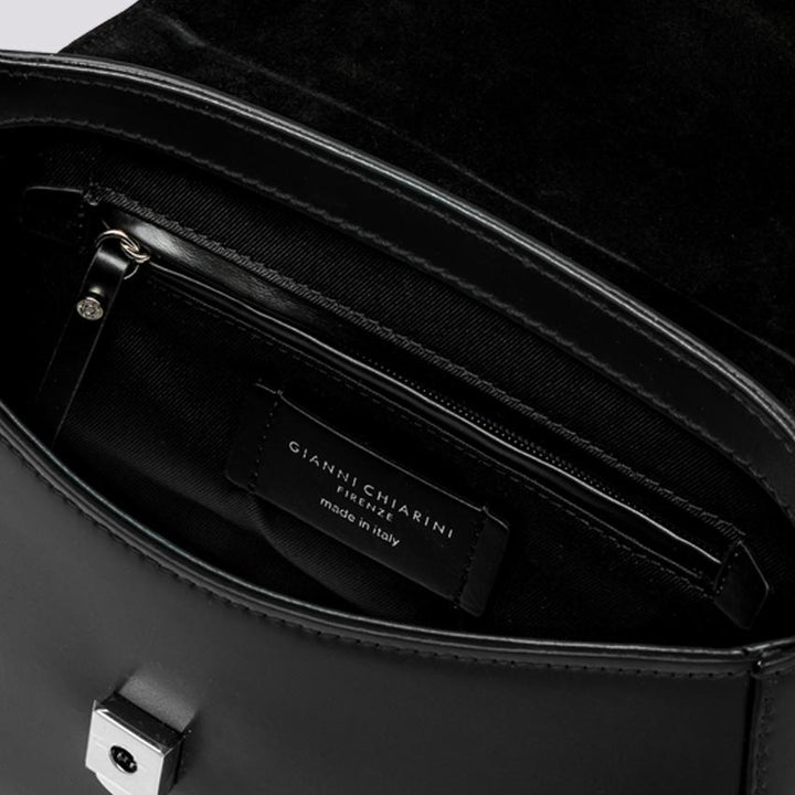 BORSA Grace in PELLE spazzolata nera BS 10410 CALF-NA 001 GIANNI CHIARINI 