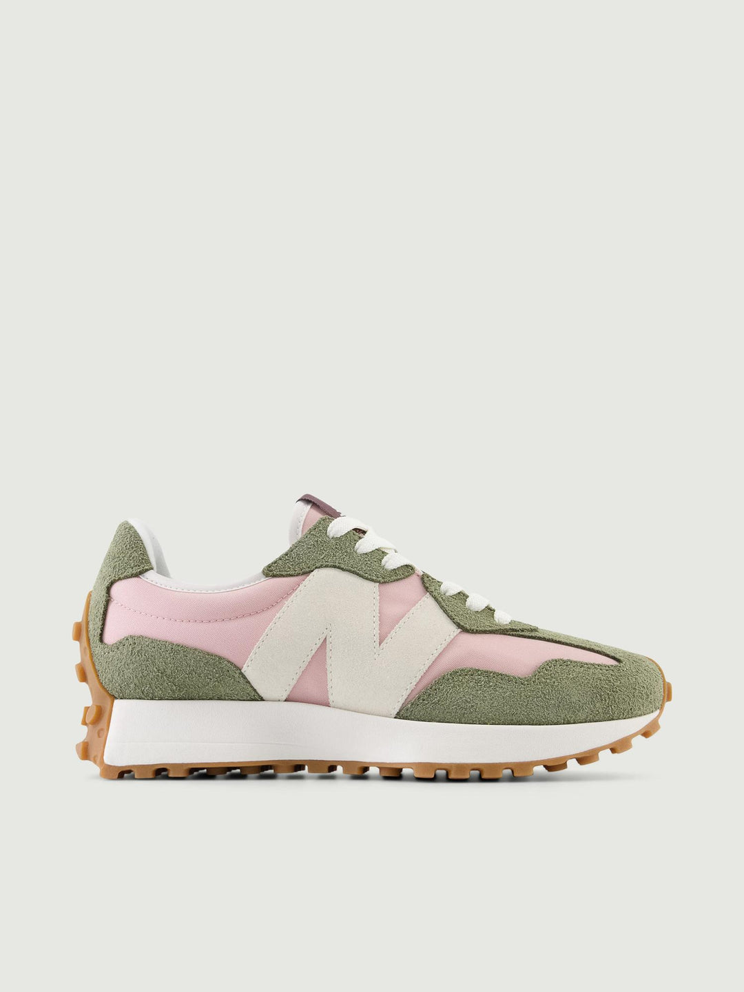 SNEAKER NEW BALANCE 327 OLIVA E ROSA WS327FT B NEW BALANCE 