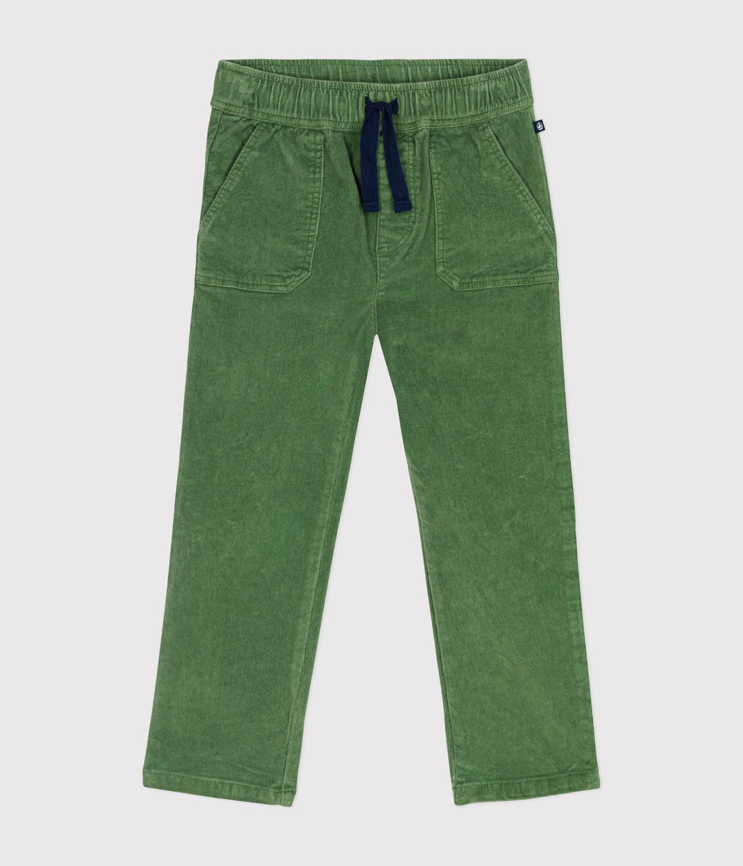 Pantaloni in velluto verde A0AWI 02 PETIT BATEAU 