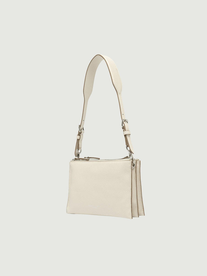 Borsa Lucille in pelle martellata marble BS 11811/COMM GRN 3890 GIANNI CHIARINI 