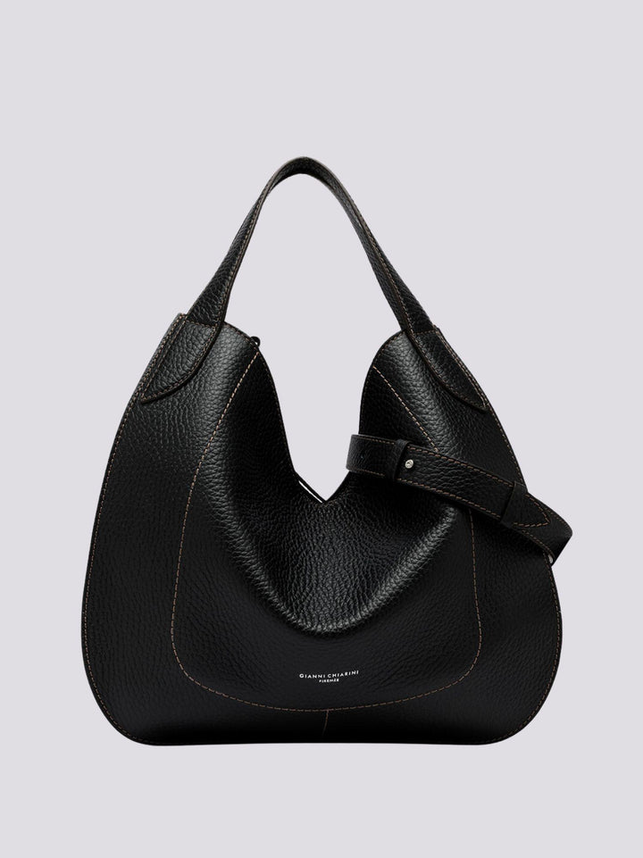 BORSA a spalla Lucrezia nero BS 10246 TKL-CM 13226 GIANNI CHIARINI 