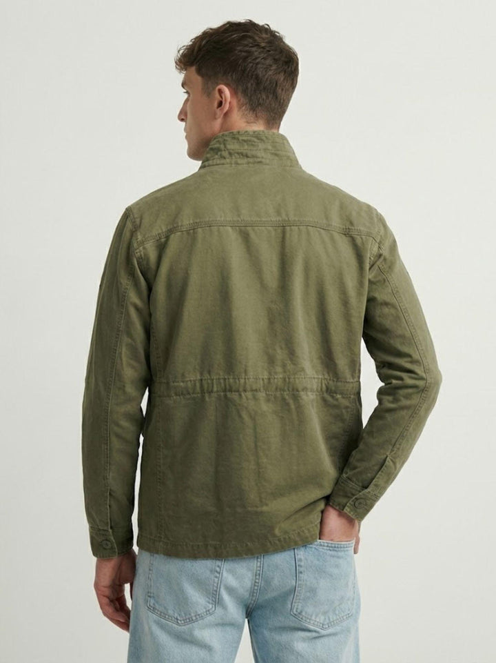 Field Jacket M65 in cotone organico verde militare M5012359A 8MI SUPERDRY 