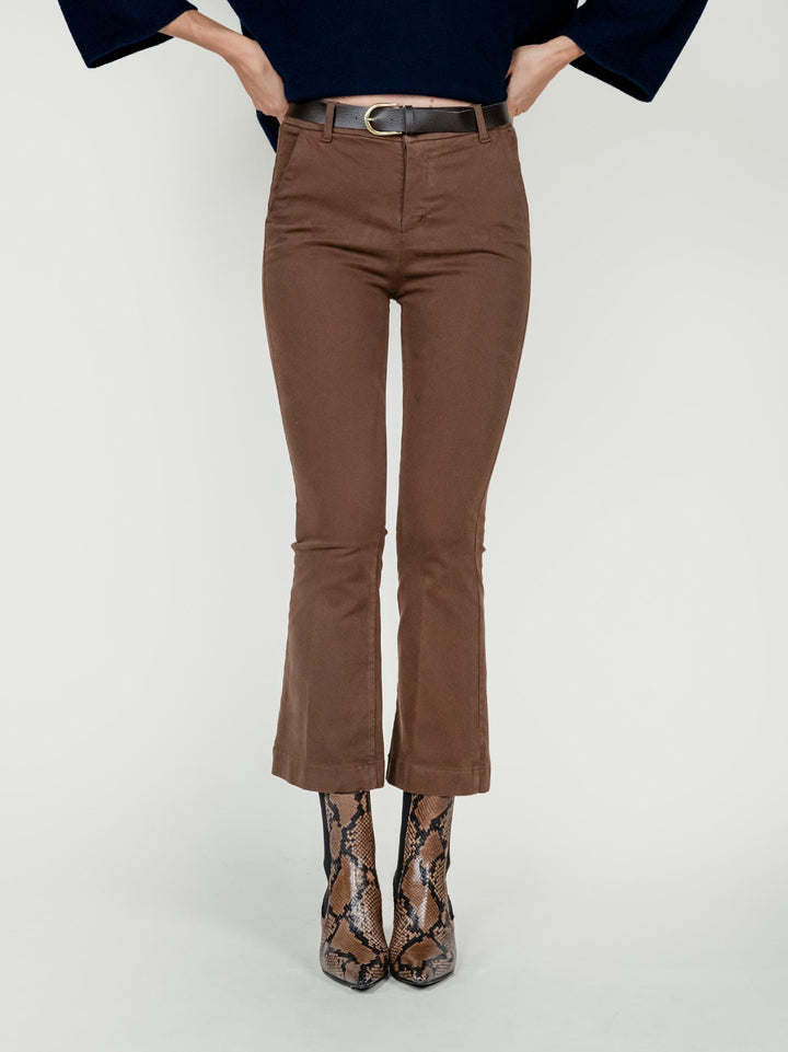 PANTALONE A TROMBETTA CACAO 824JA CACAO ANDREA MORANDO 