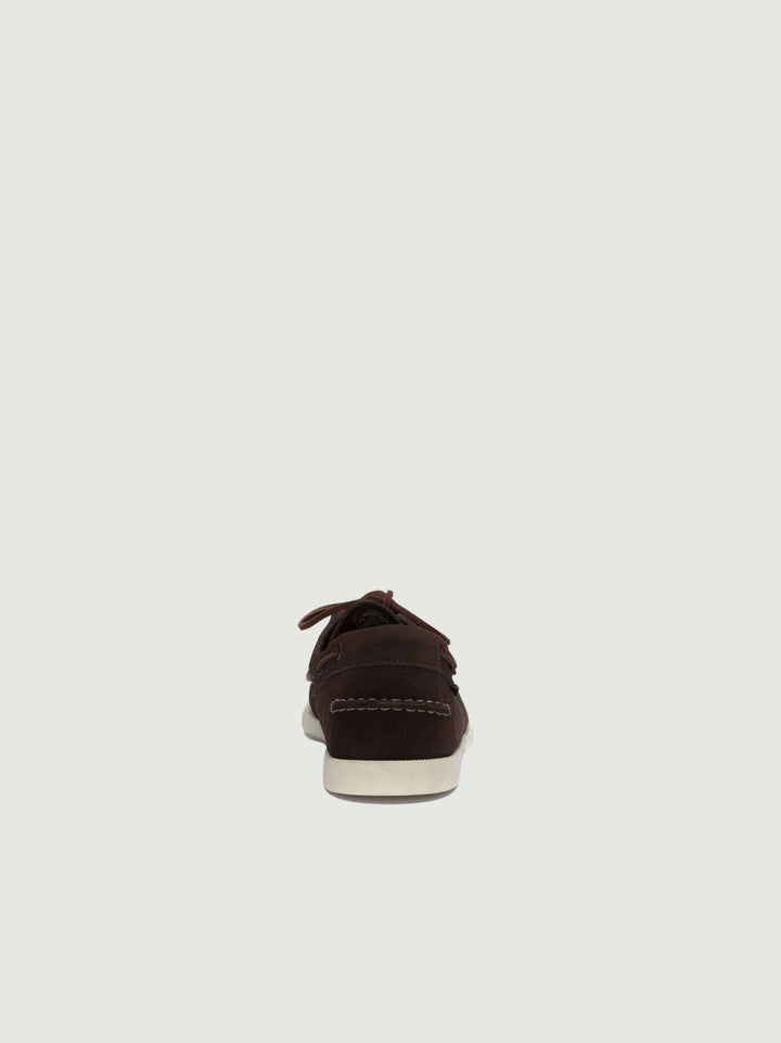 MOCASSINO DA BARCA portland in camoscio marrone