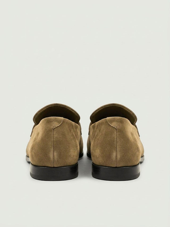 Mocassino Charlise in pelle scamosciata taupe 40102 TAUPE ANDREA MORANDO 