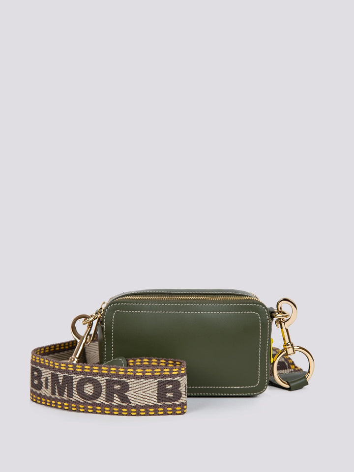 BORSA A TRACOLLA  YOURS IN PELLE VERDE MILITARE YOURS VERDE MILITARE BIMOR 