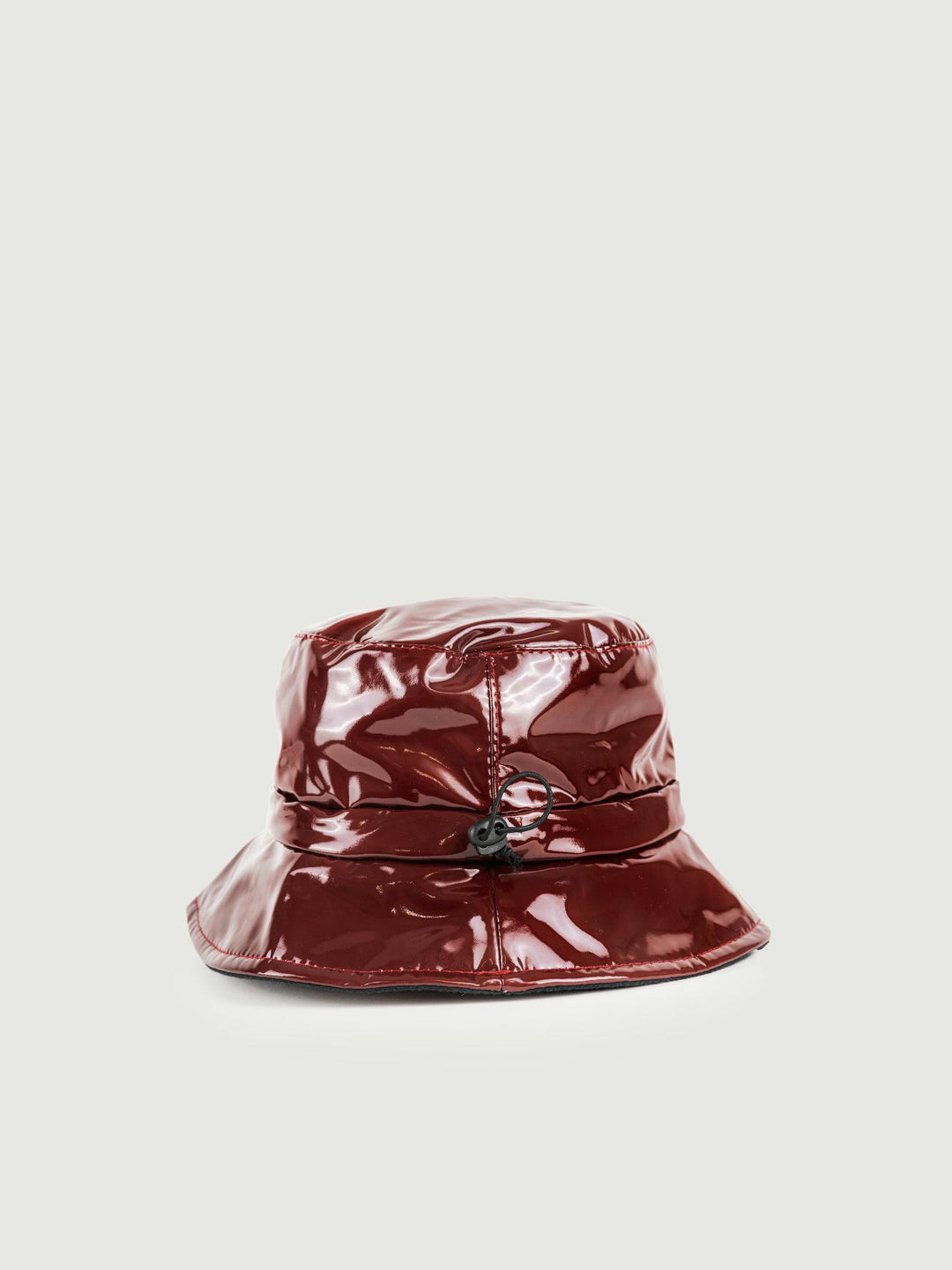CAPPELLO BUKET DA PIOGGIA IN VERNICE BORDEAUX CP3919 BORDEAUX ANDREA MORANDO 