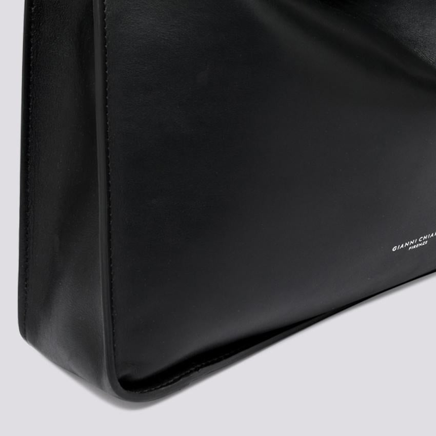 BORSA A SPALLA RENè IN NAPPA NERA BS 8902 LUSH 001 GIANNI CHIARINI 