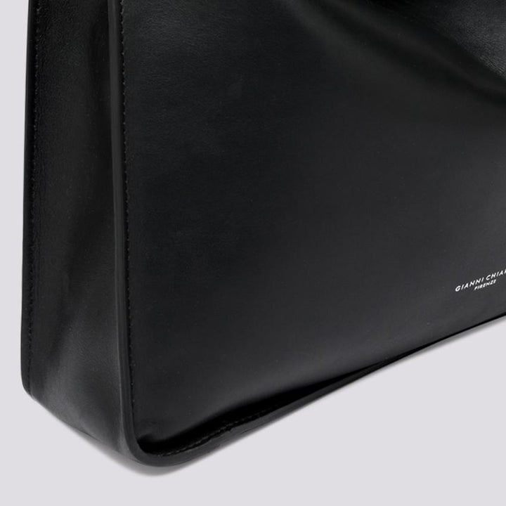 BORSA A SPALLA RENè IN NAPPA NERA BS 8902 LUSH 001 GIANNI CHIARINI 
