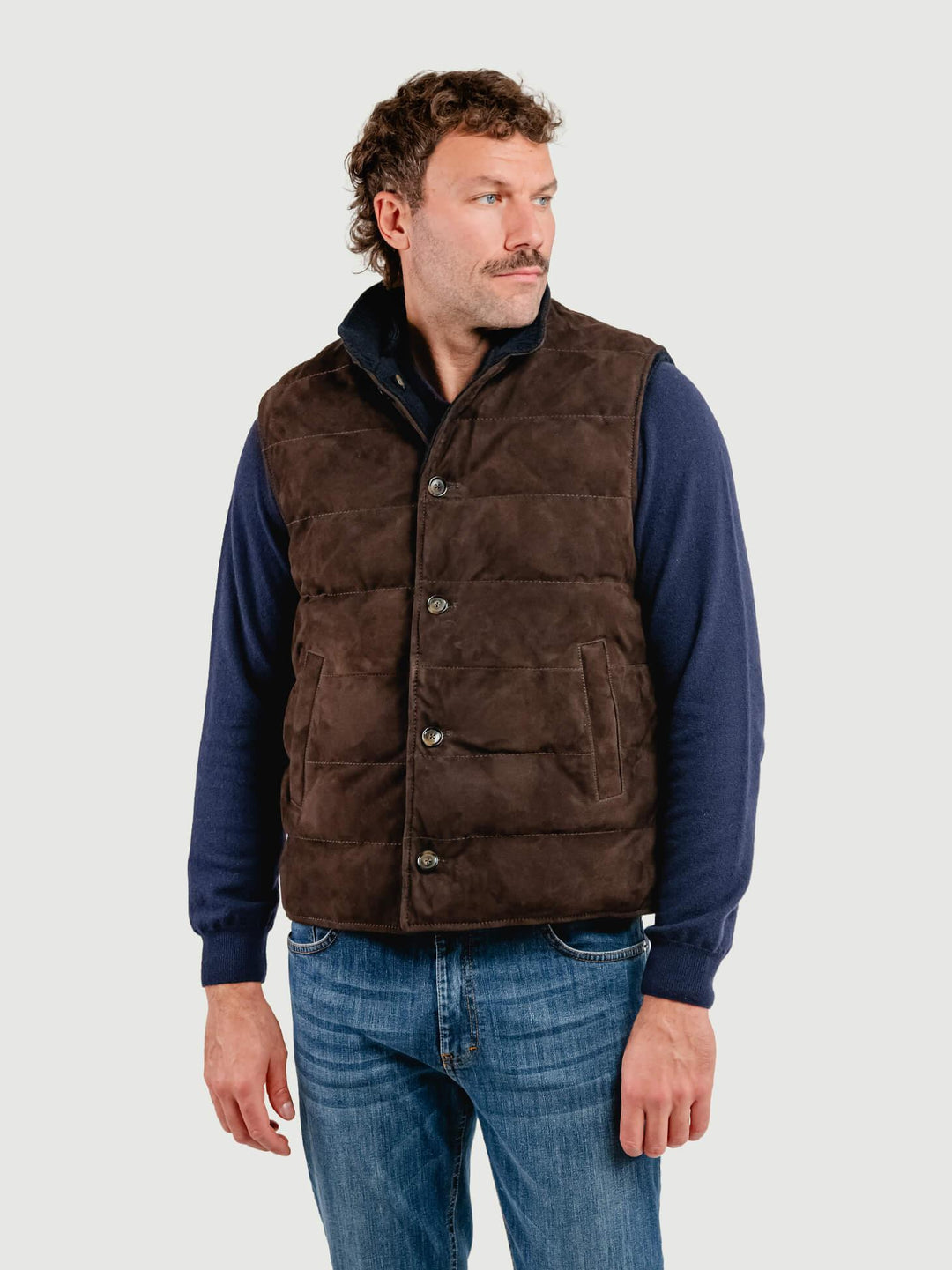 GIUBBOTTO REVERSIBILE BRAD KNIT IN CAMOSCIO E MAGLIA BRAD KINT 309 JACK LEATHER 