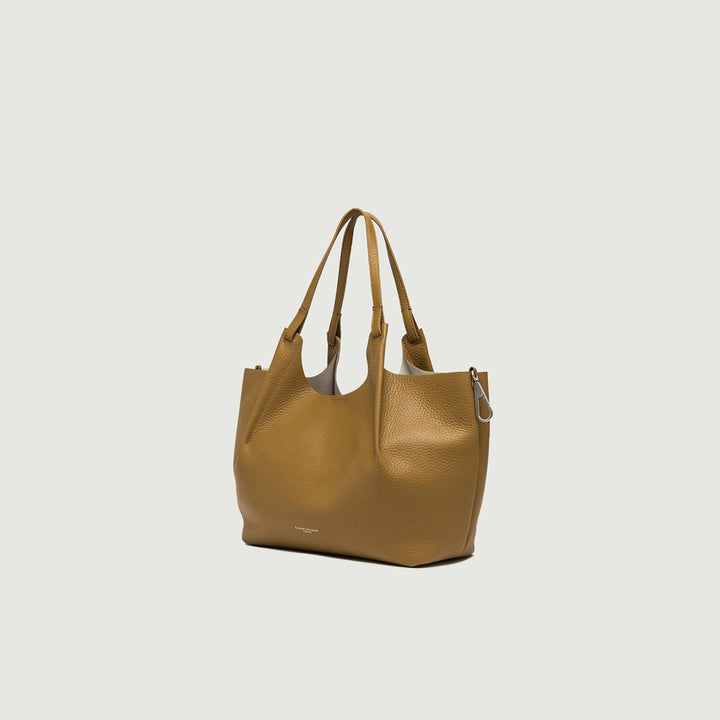 Borsa a spalla Dua in pelle martellata cuoio BS 9720/24PE RNGDBL 13450 GIANNI CHIARINI 