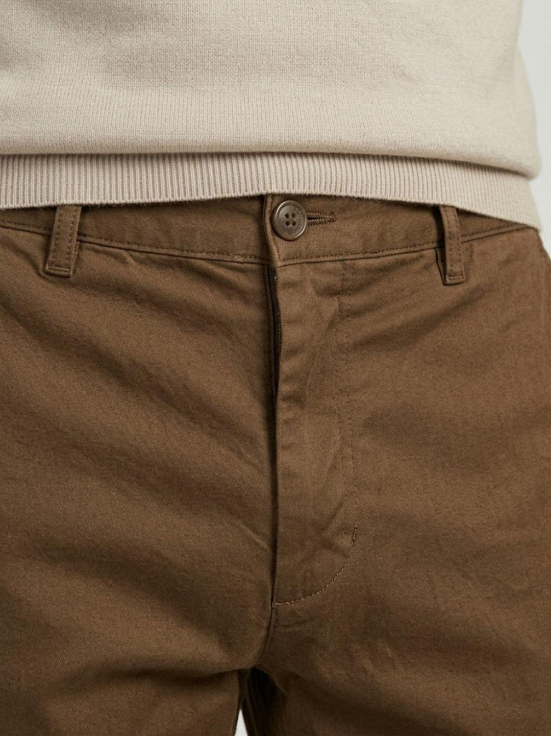 Pantalone chino in cotone cacao CO0123M 2009 ANDREA MORANDO 