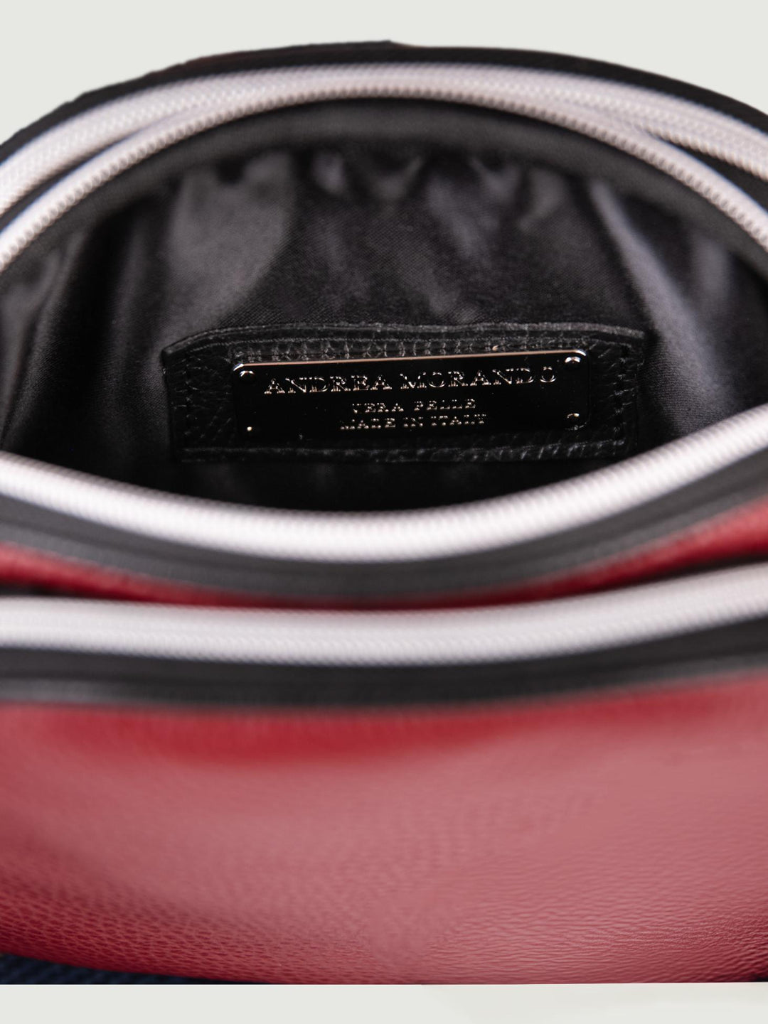 BORSA A TRACOLLA TRIS IN PELLE BORDEAUX