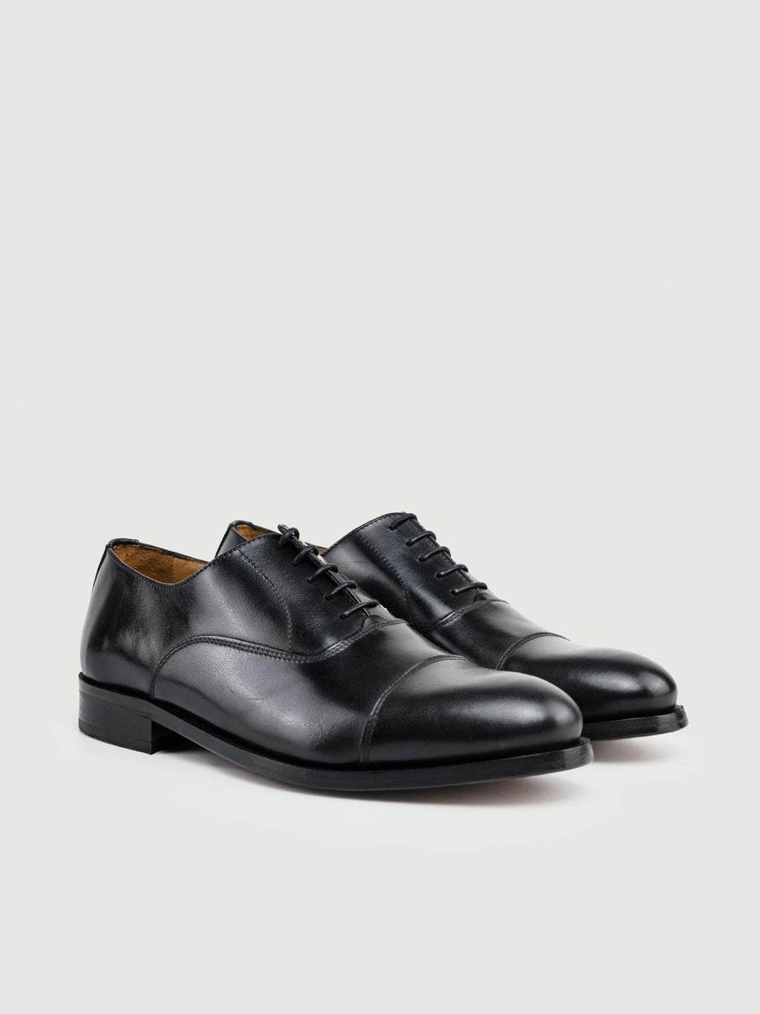 FRANCESINA IN PELLE NERA 350 BLACK SAXONE 
