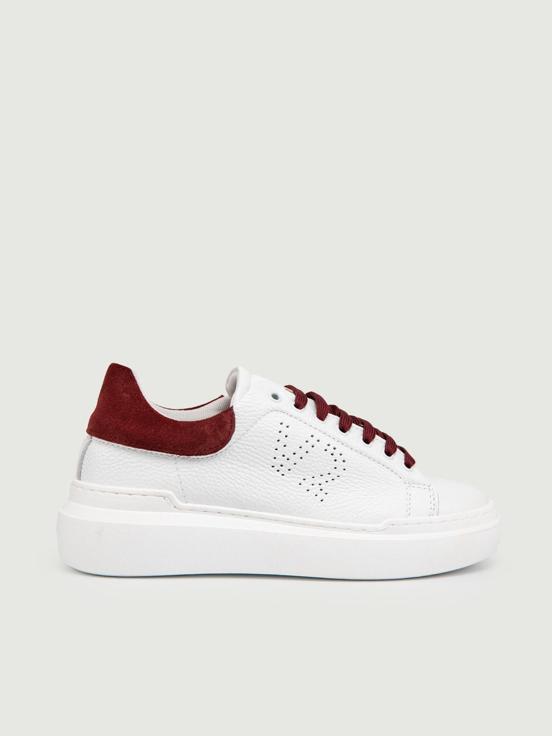 SNEAKER HAMMER SUOLA ALTA DETTAGLI BORDEAUX SBIBOT BO V2 