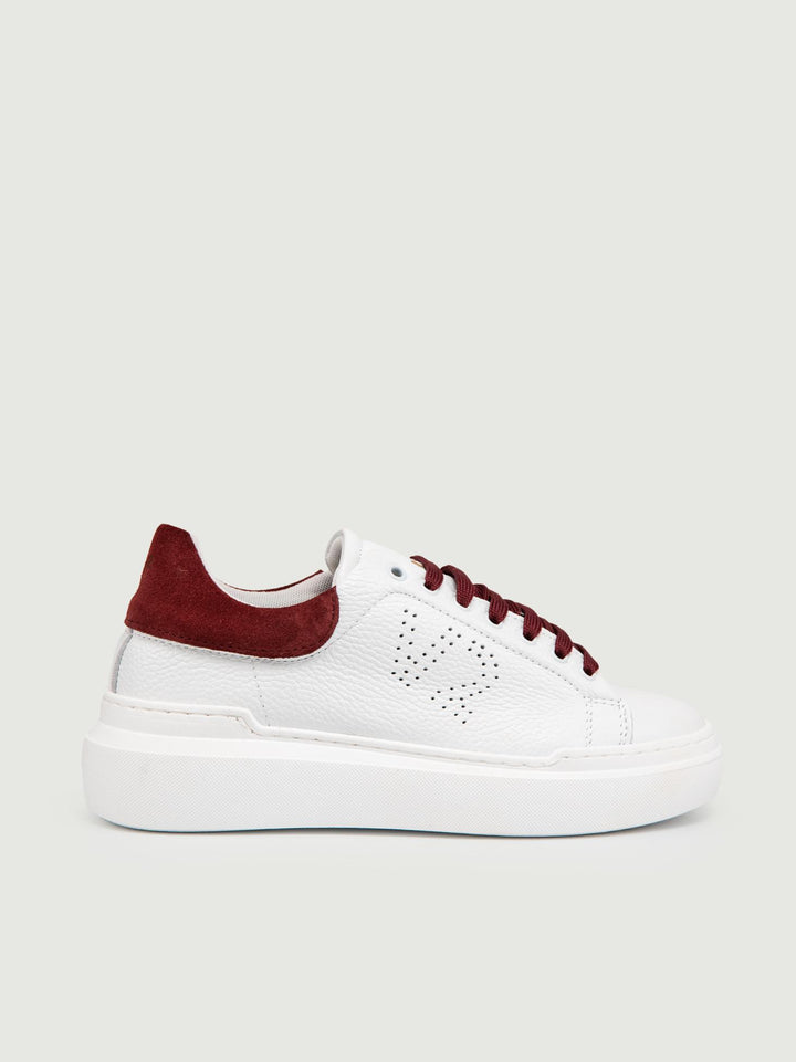 SNEAKER HAMMER SUOLA ALTA DETTAGLI BORDEAUX SBIBOT BO V2 