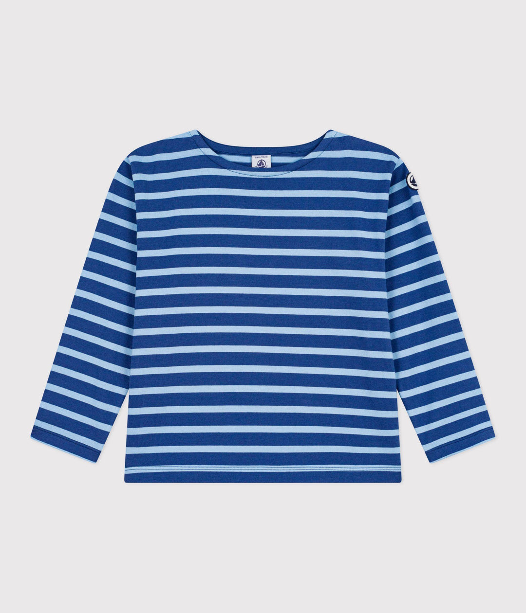 Marinière blu e azzurro A0FR6 01 PETIT BATEAU 