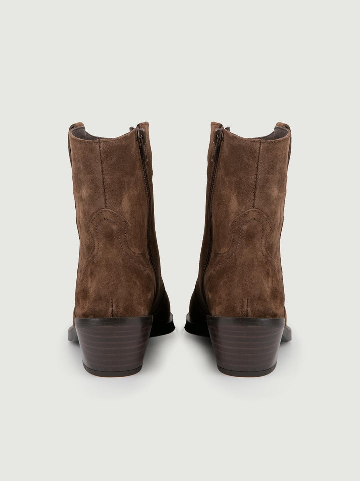 TEXANO SCAMOSCIATO MARRONE 5254 SILK MUSTANG ALPE 