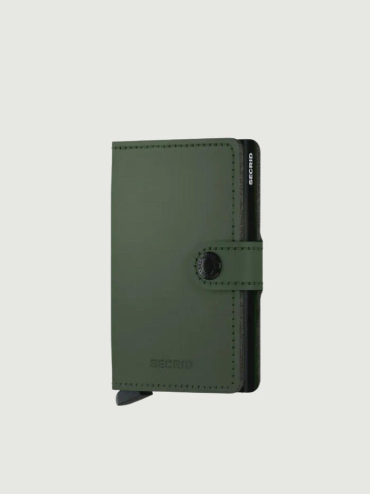 MINIWALLET MATTE GREEN BLACK MM GREEN/BLACK SECRID 