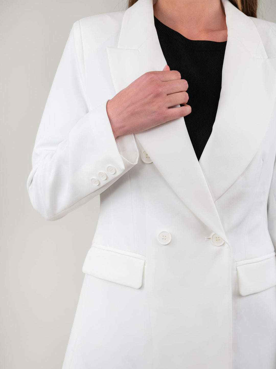 BLAZER DOPPIOPETTO BIANCO