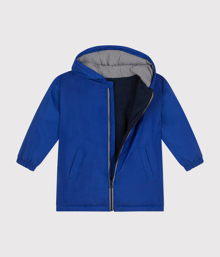 Giacca a vento calda bambino blu A0AYU 01 PETIT BATEAU 