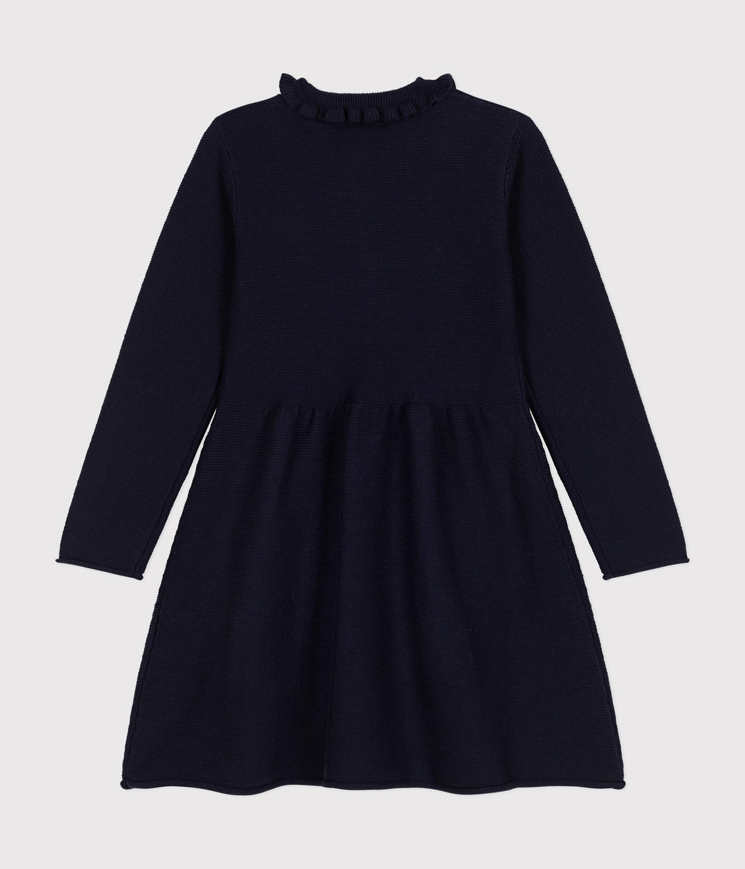 Abito a maniche lunghe in maglia blu A0B1W 01 PETIT BATEAU 