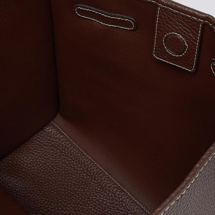 Shopping Marcella in pelle martellata testa di moro BS 9330 HKG 9017 GIANNI CHIARINI 