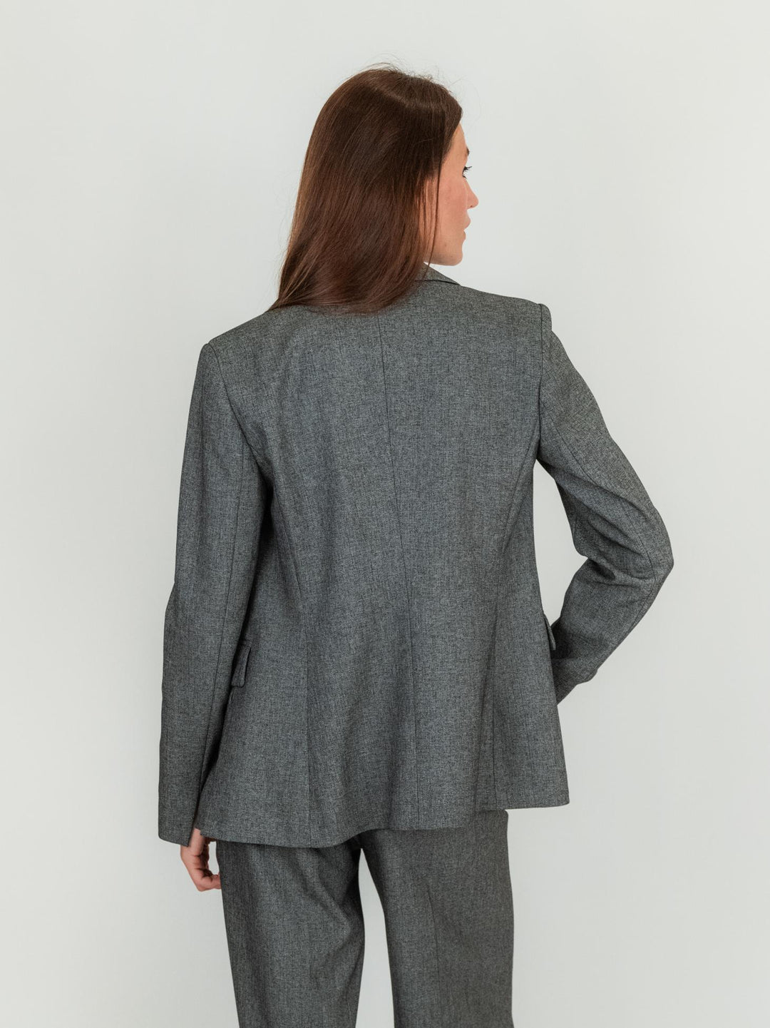 BLAZER MONOPETTO GRIGIO JAOIEI NERO ANDREA MORANDO 