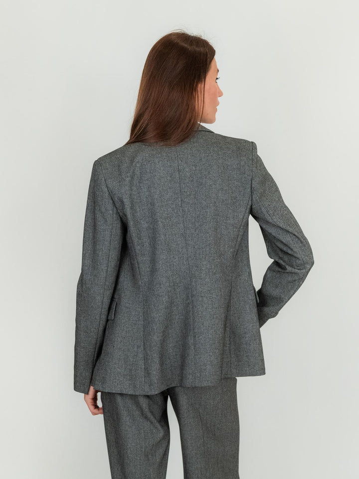 BLAZER MONOPETTO GRIGIO JAOIEI NERO ANDREA MORANDO 