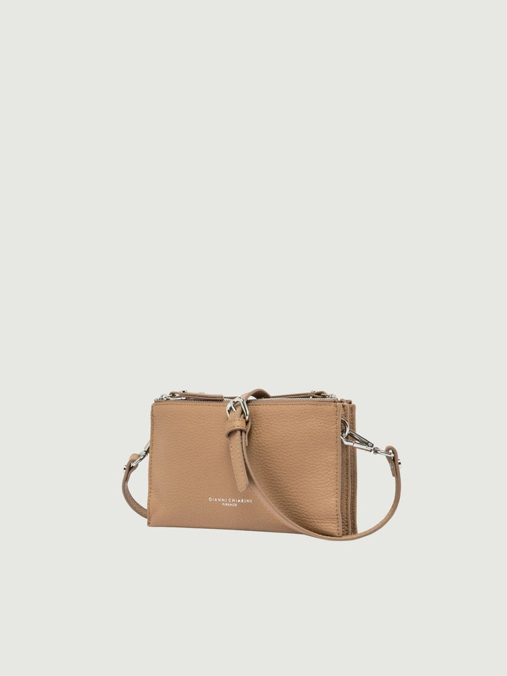 Borsa Lucille in pelle martellata clay piccola BS 11810/COMM GRN 5313 GIANNI CHIARINI 