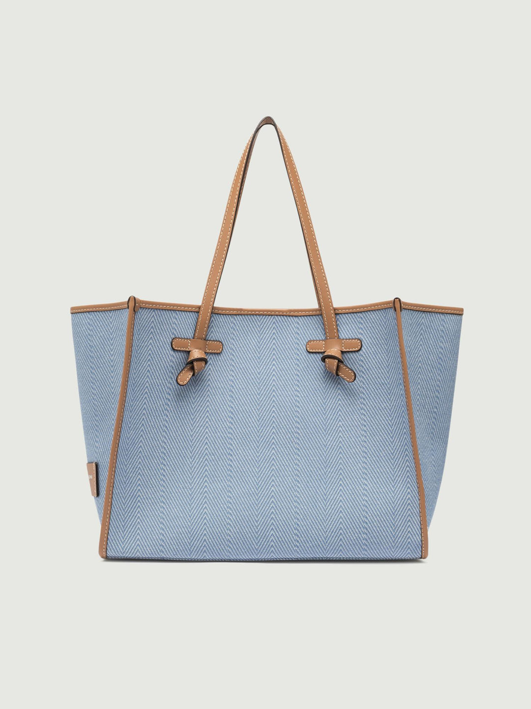 BORSA SHOPPING MARCELLA IN CANVAS COLOR JEANS BS 6850/24PE WNDCHEV 1394 GIANNI CHIARINI 