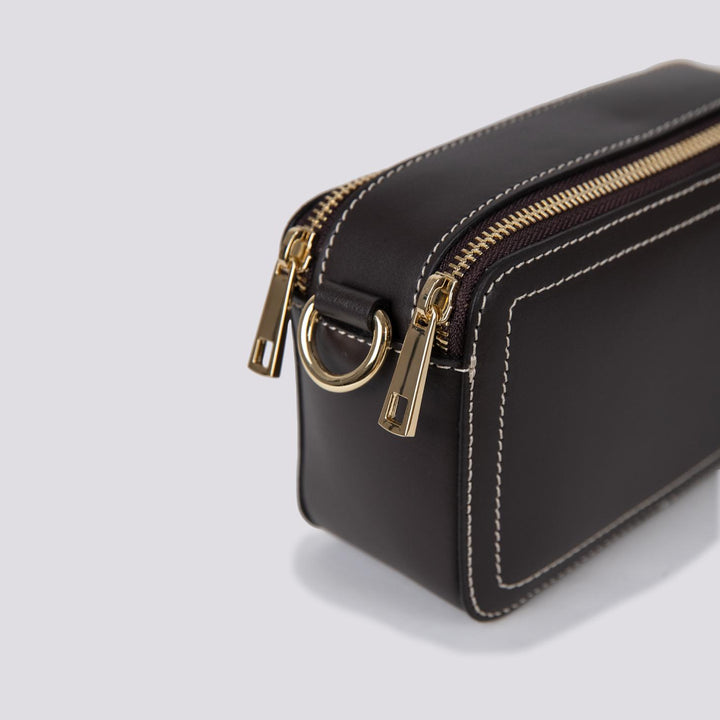 BORSA A TRACOLLA YOURS IN PELLE MARRONE YOURS T MORO BIMOR 