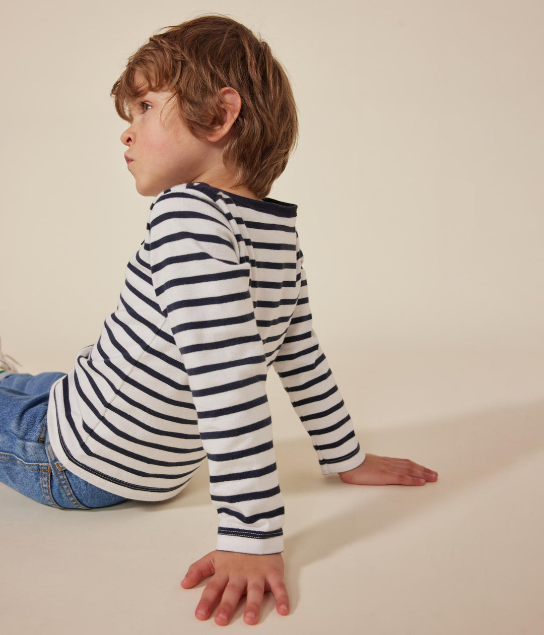 MARINIÈRE MANICA LUNGA A08LX 01 PETIT BATEAU 