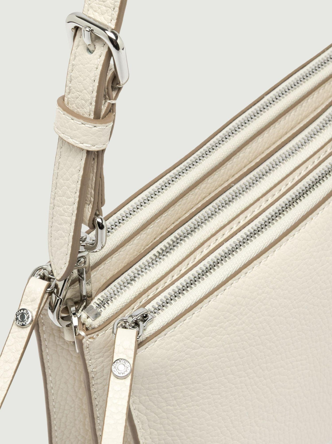 Borsa Lucille in pelle martellata marble BS 11811/COMM GRN 3890 GIANNI CHIARINI 