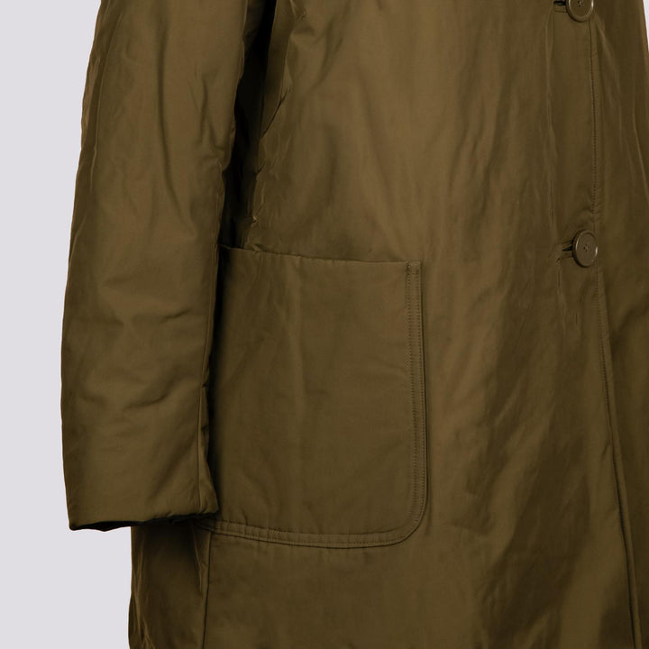 IMPERMEABILE REVERSIBILE WATER REPELLENT VERDE E NERO 9410 7790 OOFWEAR 