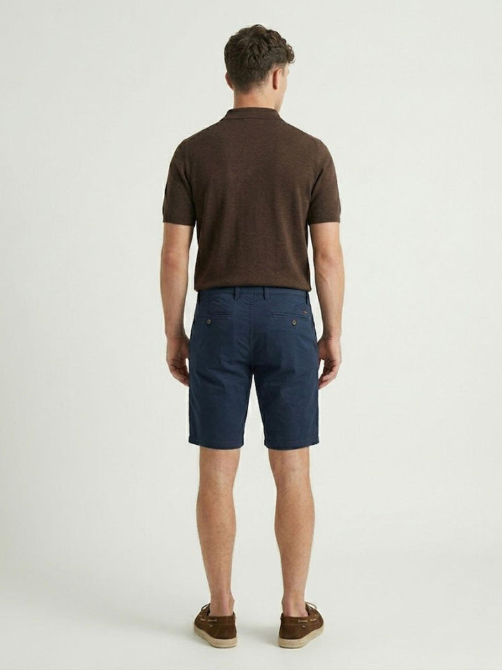 Bermuda in cotone piquet navy BU26S29BEPA1576PIQUET 200 ANDREA MORANDO 