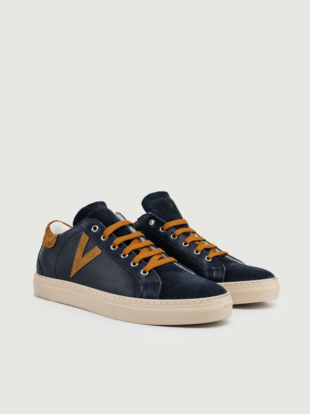 SNEAKER OLYMPIC BLU E CUOIO SUBLGOB OT V2 